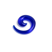 Spiraal donker blauw 